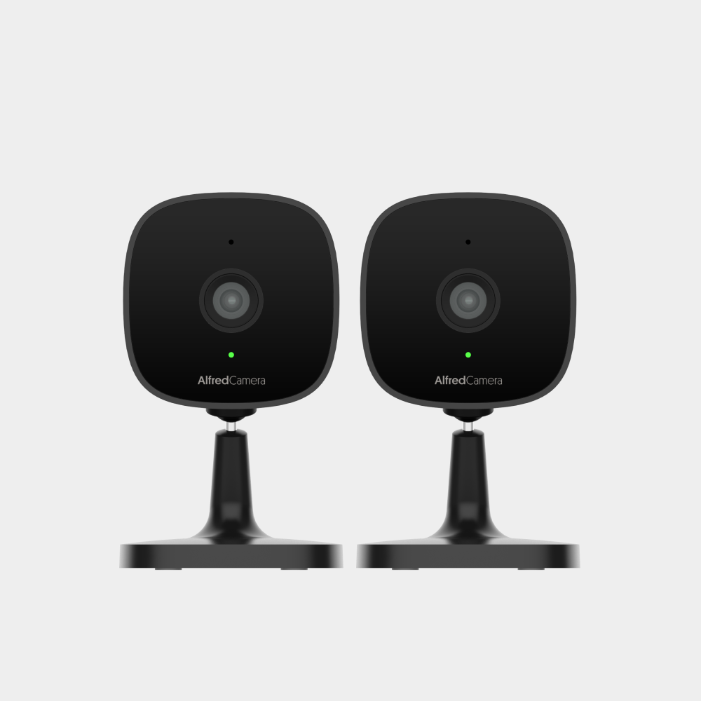 [2-Pack] AlfredCam Black - Indoor Security Camera